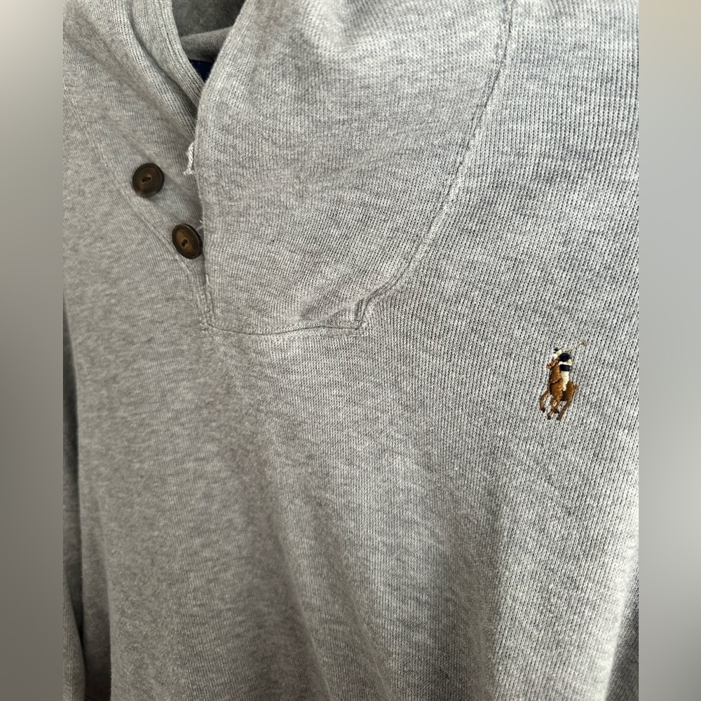 Grey Polo RL sweater XL.